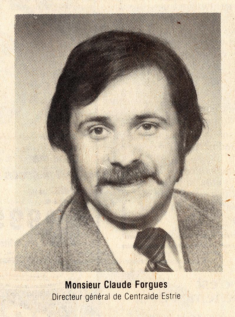 Claude Forgues, septembre 1982